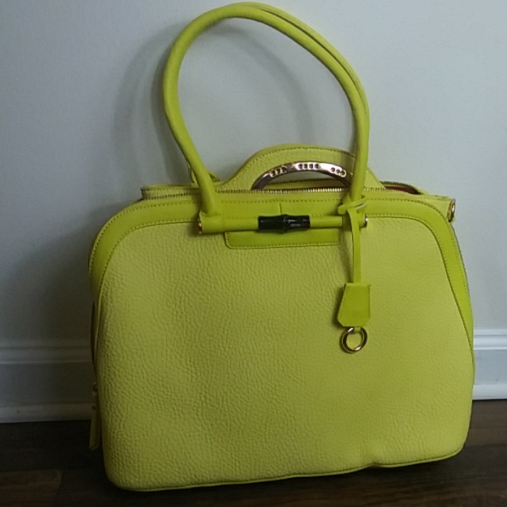 2 in 1 Yellow Tote Bag
